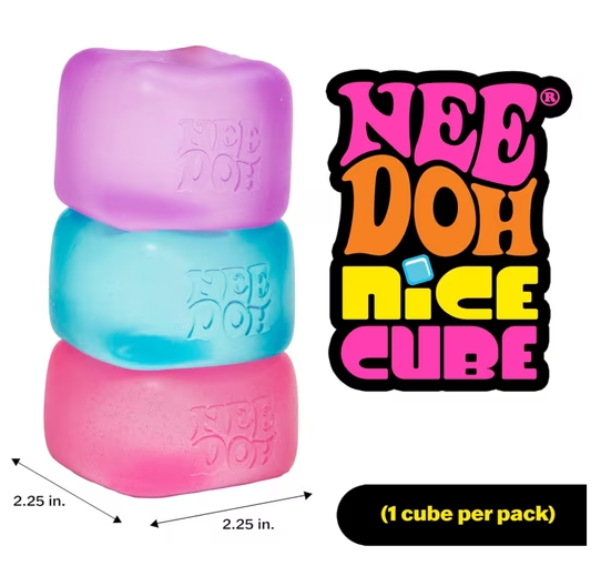 NeeDoh Nice Cube size chart thumbnail